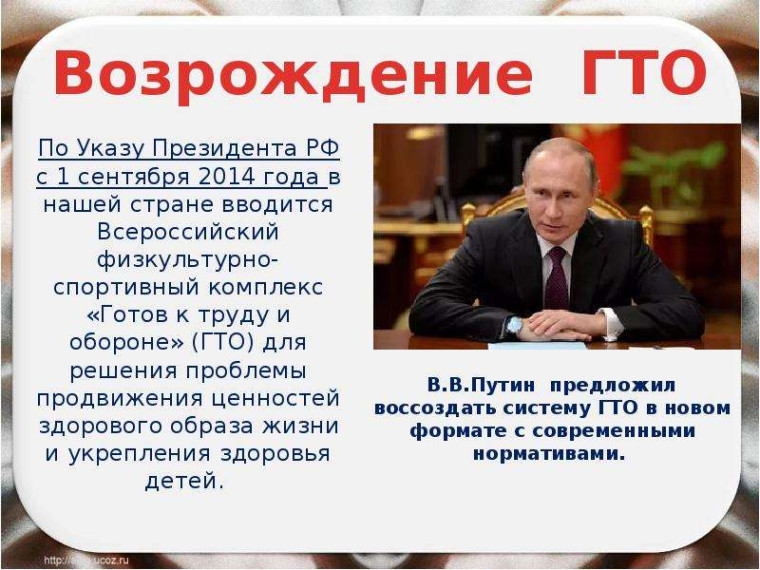 История ГТО.